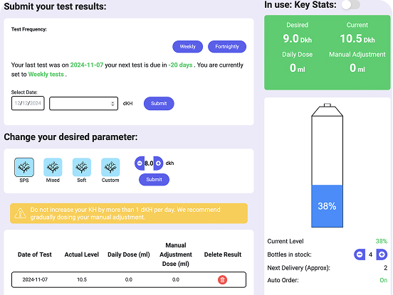 Chemistry calculation software UI